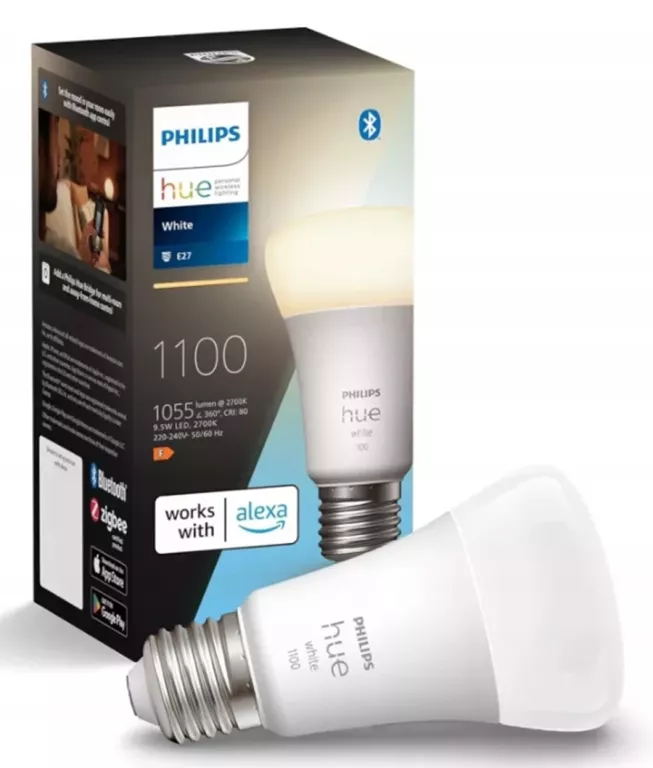 ŻARÓWKA PHILIPS HUE WHITE E27 (8721103043634)