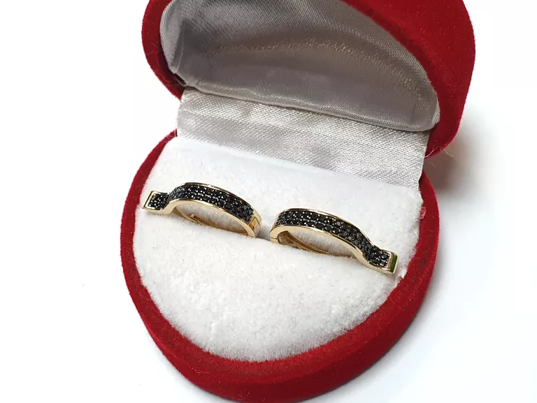 ZŁOTE KOLCZYKI 14K 585 3,01G OD LOOMBARD