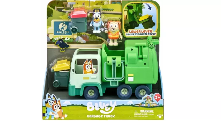TM 17170 BLUEY ZESTAW ŚMIECIARKA GARBAGE TRUCK 2 FIGURKI