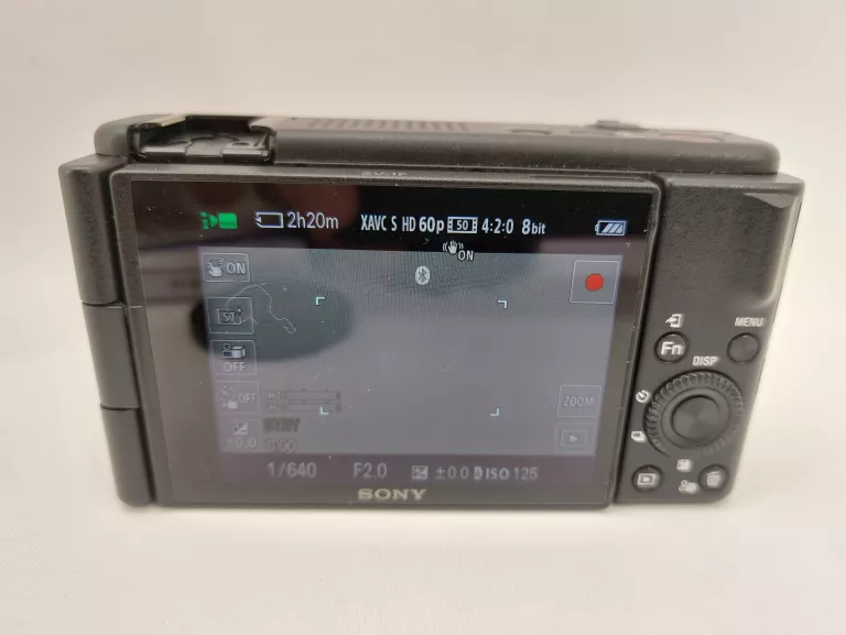 APARAT SONY ZV-1F CZARNY, 20.1MPIX, UHD 4K30P