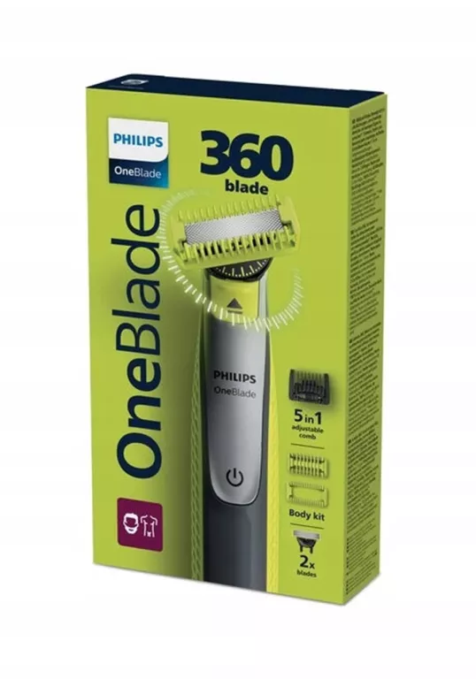 MASZYNKA GOLARKA TRYMER + NASADKI 5W1 PHILIPS ONEBLADE QP2834 AKU LI-ION