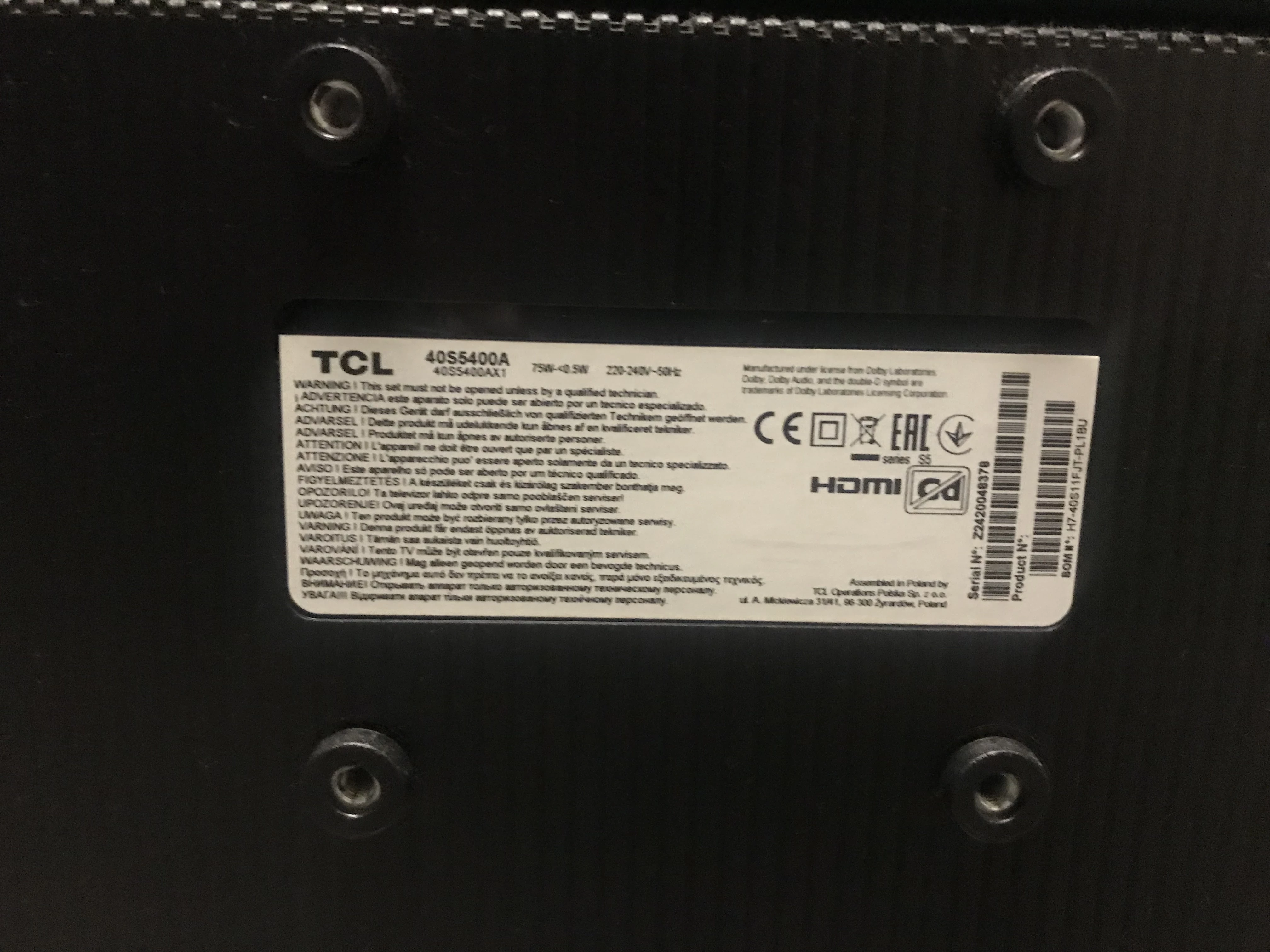 telewizor-tcl-40s5400a-pilot-kod-producenta-40s5400a