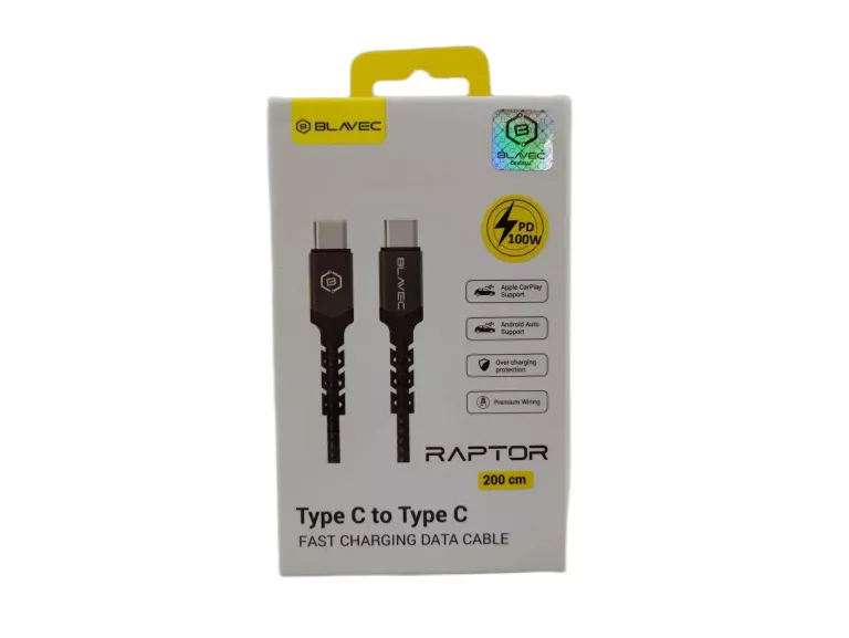 blavec-kabel-raptor-pleciony-typ-c-na-typ-c-pd-100w-5a-2-metry-starowislna-16-krakow