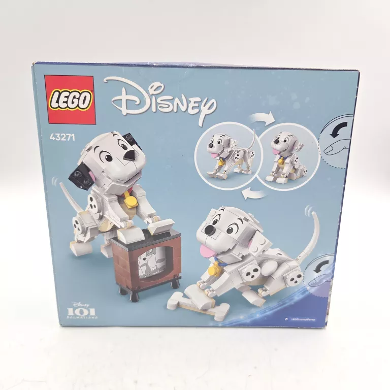KLOCKI LEGO DISNEY 43271 SZCZENIAKI SZCZĘŚCIARZ I GROSZKA
