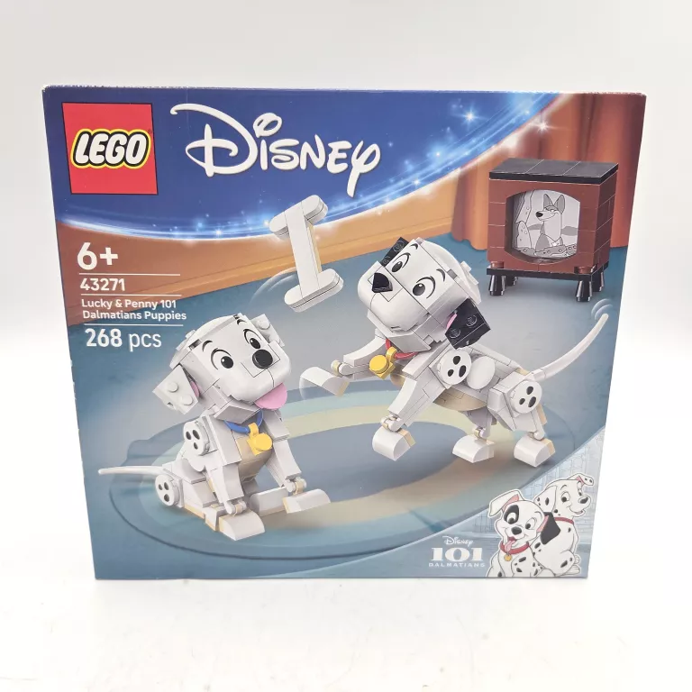 KLOCKI LEGO DISNEY 43271 SZCZENIAKI SZCZĘŚCIARZ I GROSZKA