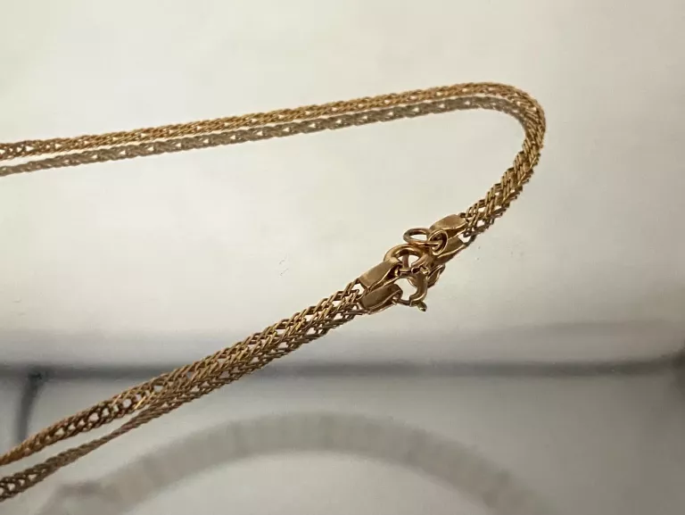 WYRÓB JUBILERSKI UŻYWANY ŁAŃCUSZEK Z KRZYŻEM 585/4,20G