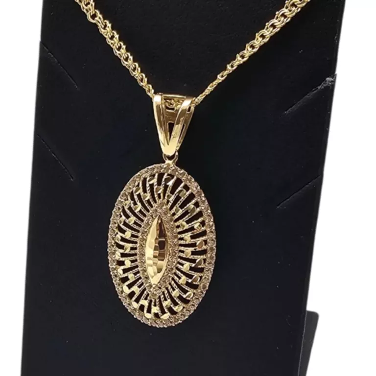 ZJAWISKOWA ZŁOTA ZAWIESZKA 2,90G P585 R:4CM