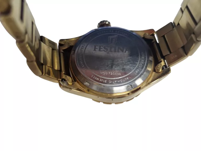 ZEGAREK MĘSKI FESTINA F20533-2 ZŁOTY BRANSOLETA