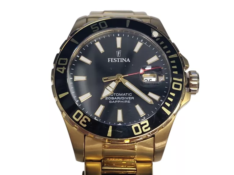 ZEGAREK MĘSKI FESTINA F20533-2 ZŁOTY BRANSOLETA