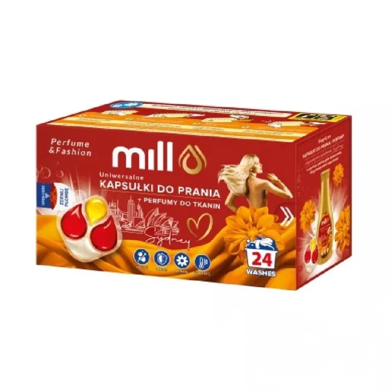 MILL KAPSUŁKI DO PRANIA UNIWERSALNE SYDNEY 24 SZT. 4K.K