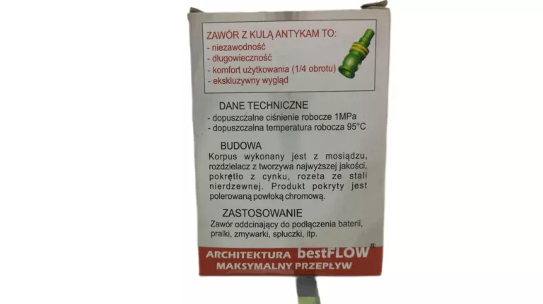 BESTFLOW ANTYKAM ZAWÓR KĄTOWY