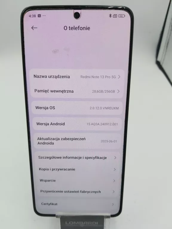 TELEFON XIAOMI REDMI 13 PRO 5G 256/8GB I: 861114060713705