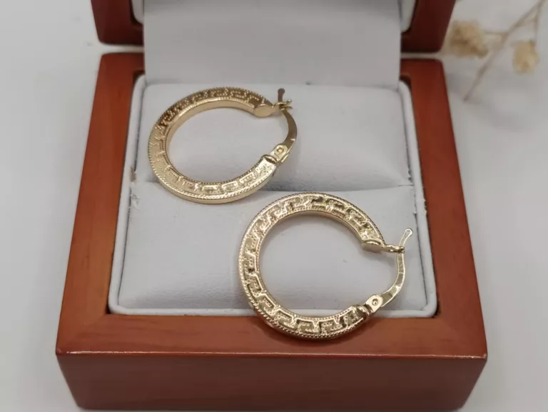 NIENOSZONE ZŁOTE KOLCZYKI PRÓBY 585 2,16 G