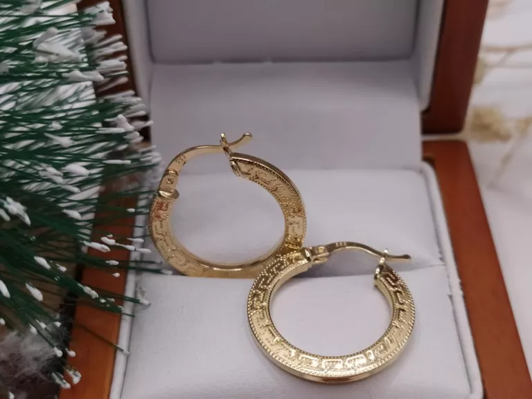 NIENOSZONE ZŁOTE KOLCZYKI PRÓBY 585 2,16 G