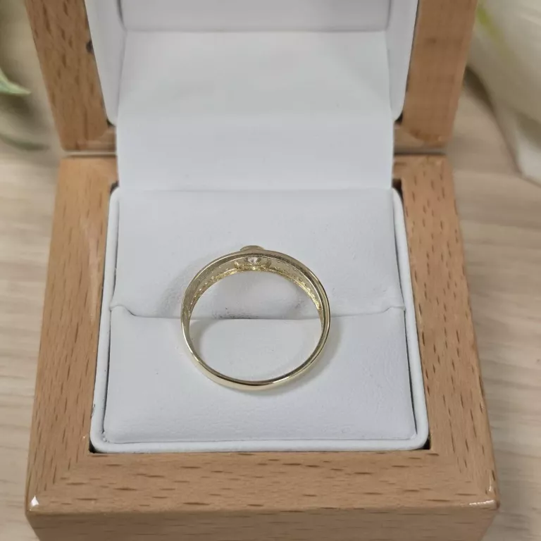 ORYGINALNY ZŁOTY PIERŚCIONEK PR.585 ROZM,15