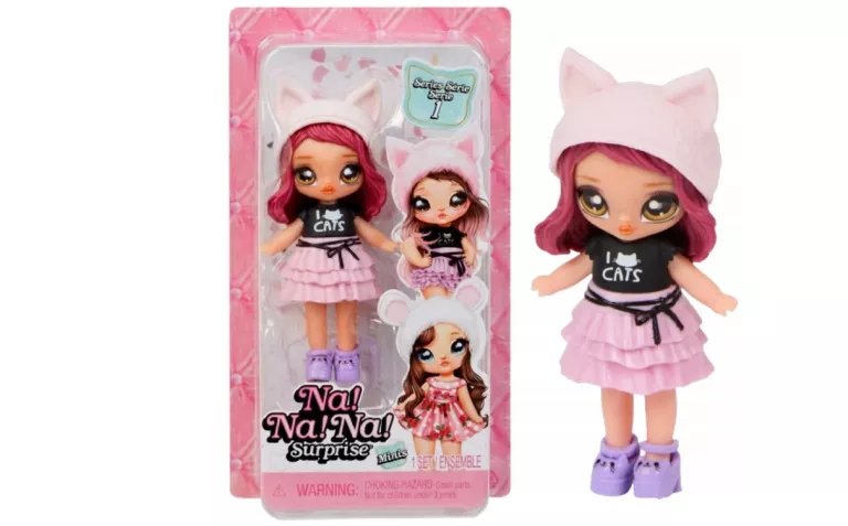 NA! NA! NA! SURPRISE MINI POP SERIA 1 LALKA KOTEK KATHERINE WHISKERS
