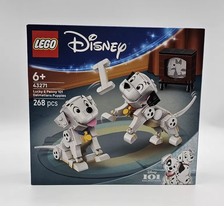 LEGO DISNEY 43271 101 DALMATYŃCZYKÓW SZCZENIACZKI SZCZĘŚCIARZ I PENNY