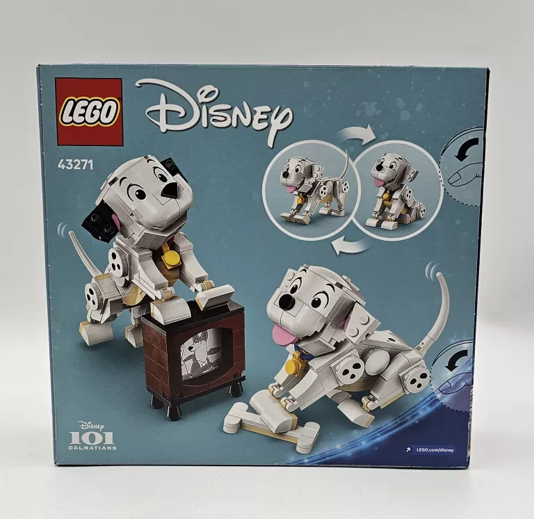 LEGO DISNEY 43271 101 DALMATYŃCZYKÓW SZCZENIACZKI SZCZĘŚCIARZ I PENNY