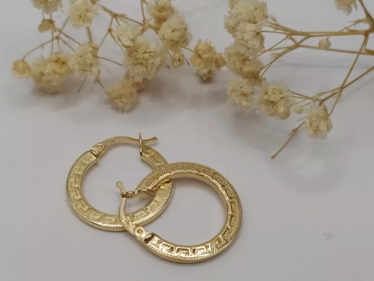 NIENOSZONE ZŁOTE KOLCZYKI PRÓBY 585 2,16 G