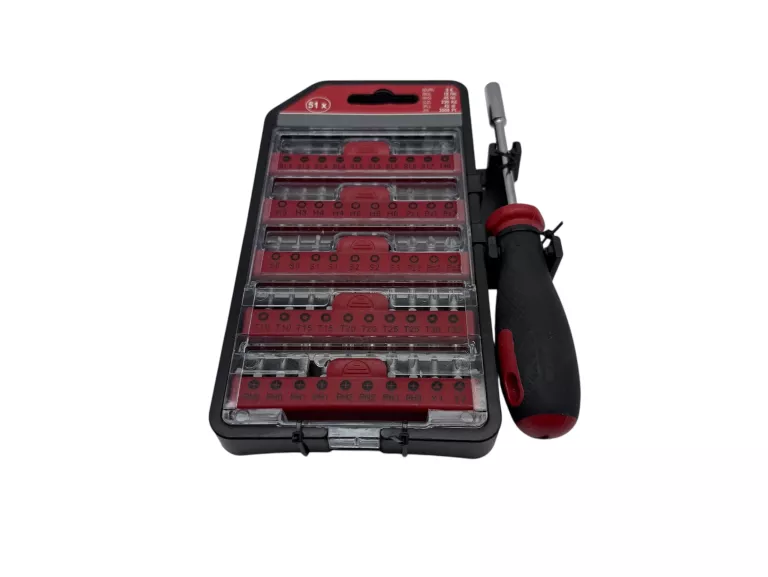 ZESTAW ŚRUBOKRĘTÓW I BITÓW TEDI 51 CZĘŚCI JAK NOWY KOMPLET