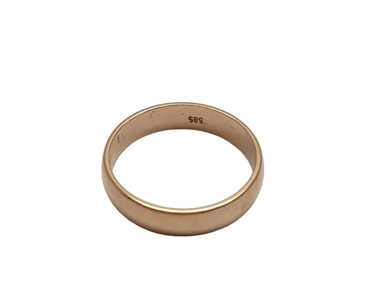 WYRÓB JUBILERSKI UŻYWANY ZŁOTA OBRĄCZKA 585 2,74G