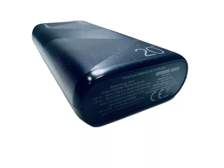 POWERBANK TRACER QC 30 20000MAH CZARNY