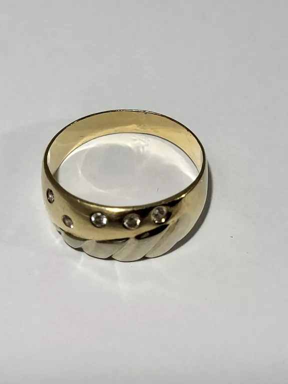 WYRÓB JUBILERSKI UŻYWANY 585 PIERSCIONEK 3,08/ROZMIAR17/