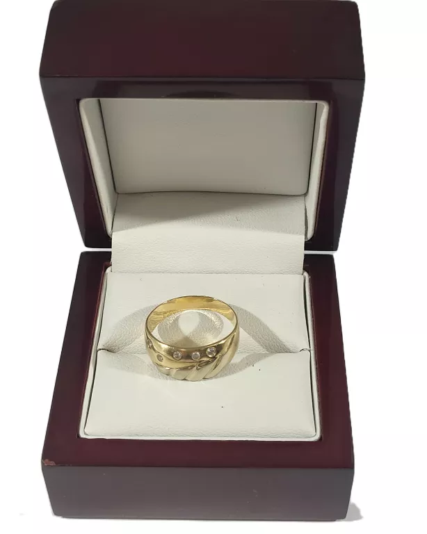 WYRÓB JUBILERSKI UŻYWANY 585 PIERSCIONEK 3,08/ROZMIAR17/