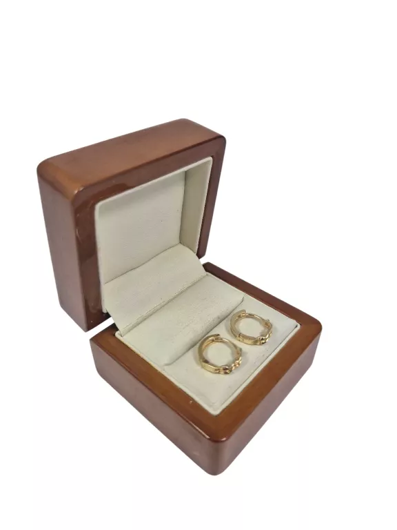 DELIKATNE ZŁOTE KOLCZYKI P.585 1,81G