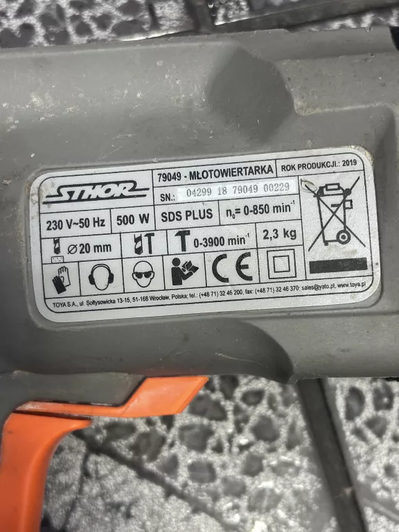 MŁOTOWIERTARKA STHOR 79049 500W