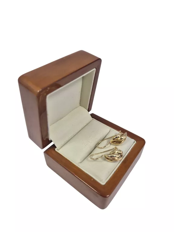 PIĘKNE ZŁOTE KOLCZYKI P.585 1,86G