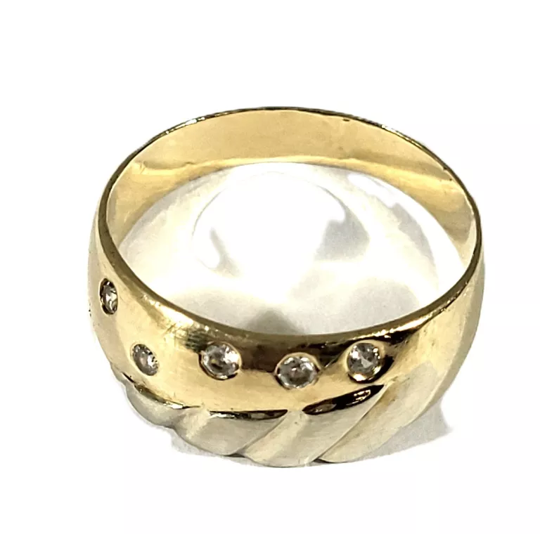 WYRÓB JUBILERSKI UŻYWANY 585 PIERSCIONEK 3,08/ROZMIAR17/