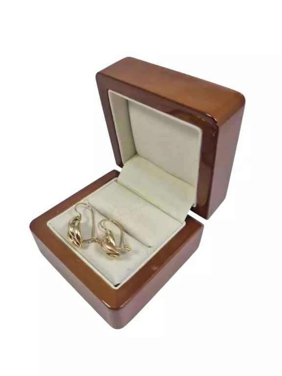 PIĘKNE ZŁOTE KOLCZYKI P.585 1,86G