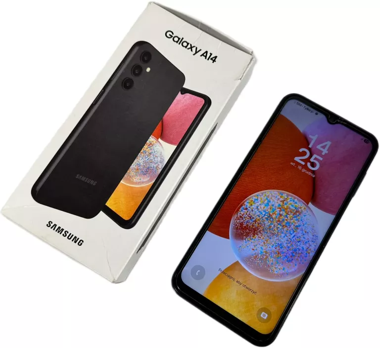 SMARTFON SAMSUNG GALAXY A14 4/64GB 6.6" CZARNY SM-A145RZKUEUE