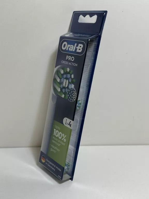 BRAUN ORAL-B CROSSACTION EB50RX-4 4 KOŃCÓWKI DO SZCZOTECZKI ORAL-B