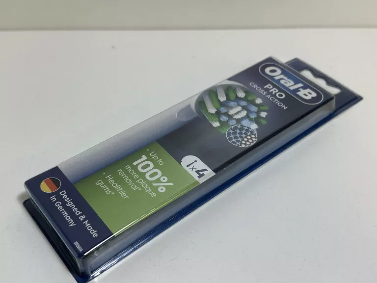 BRAUN ORAL-B CROSSACTION EB50RX-4 4 KOŃCÓWKI DO SZCZOTECZKI ORAL-B