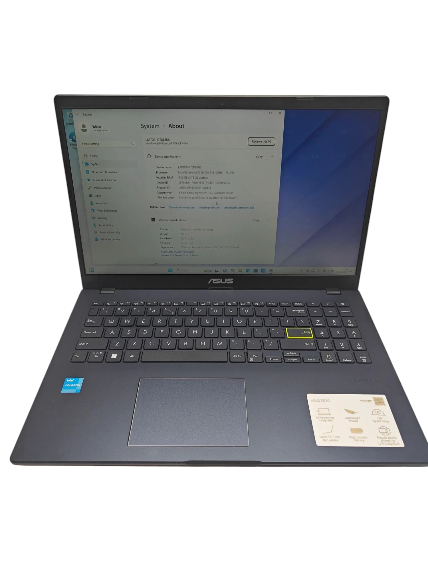 laptop-asus-e510-ean-gtin-5903919595634