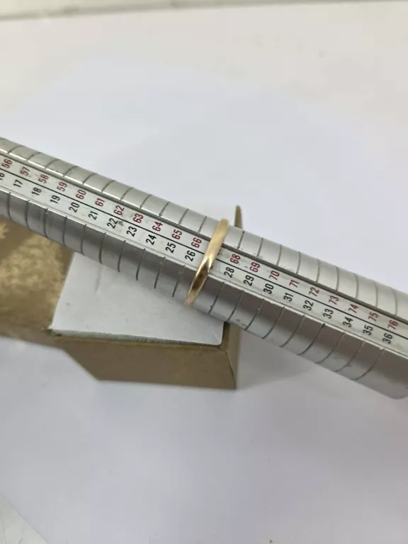 PIĘKNA  ZŁOTA OBRĄCZKA PR 585 1,29G R-27