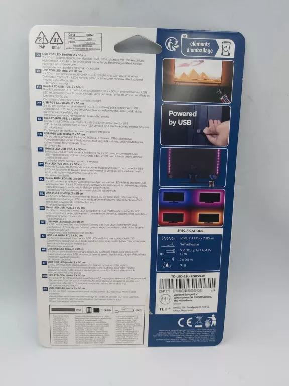 TAŚMA LED ELTA 2X50 CM