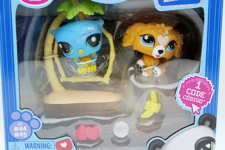 ZESTAW FIGUREK LITTLEST PET SHOP WYSPA RAJSKA WYSPA G7 #44 #45