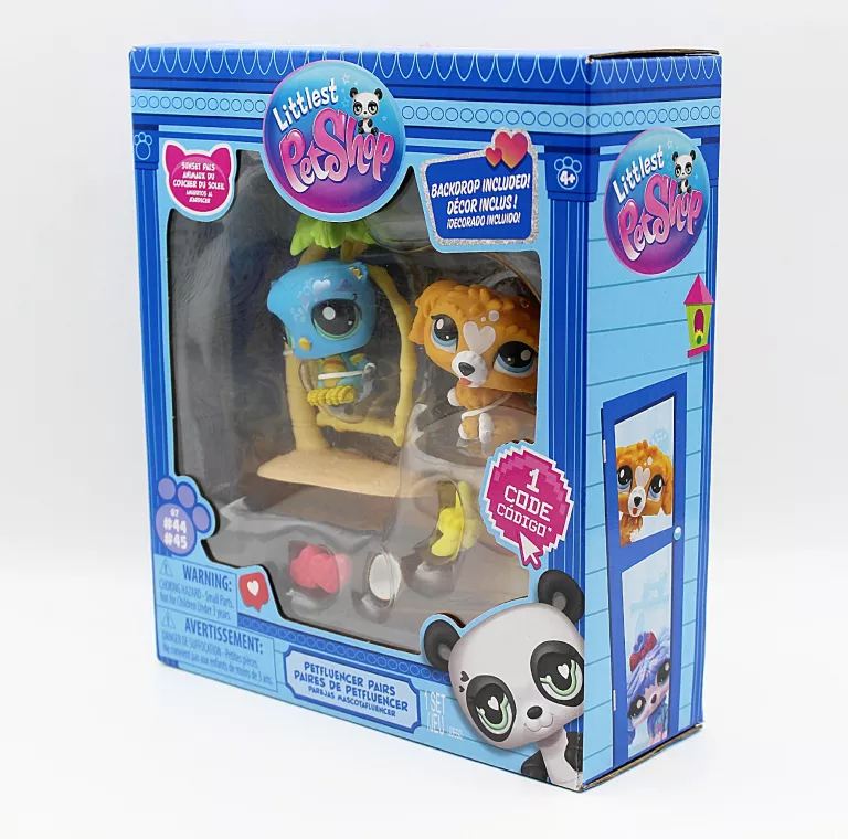 ZESTAW FIGUREK LITTLEST PET SHOP WYSPA RAJSKA WYSPA G7 #44 #45