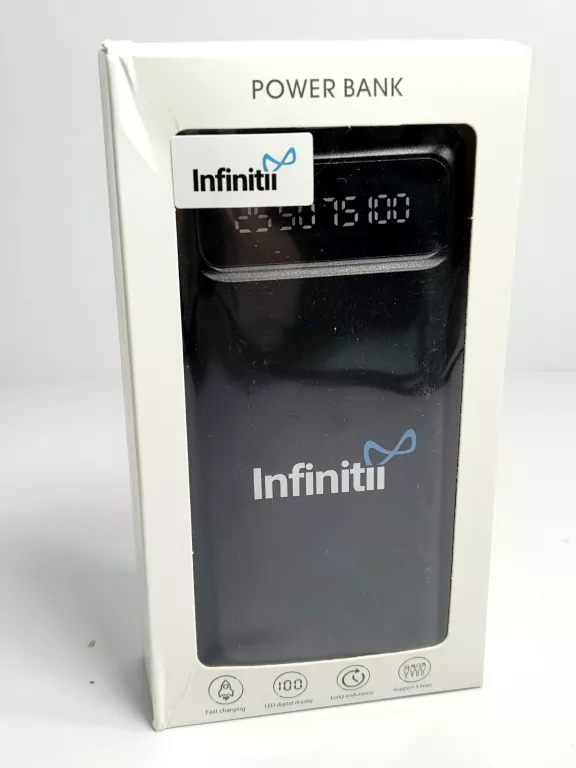 POWERBANK INFINITII 20.000 MAH WBUDOWANE KABLE