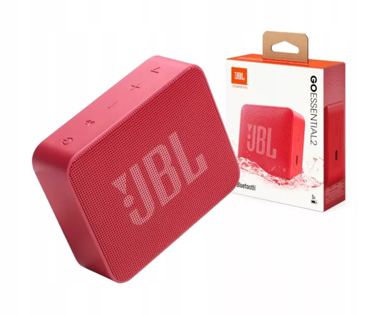 GŁOŚNIK PRZENOŚNY MOBILNY BLUETOOTH JBL GO ESSENTIAL 2 CZERWONY