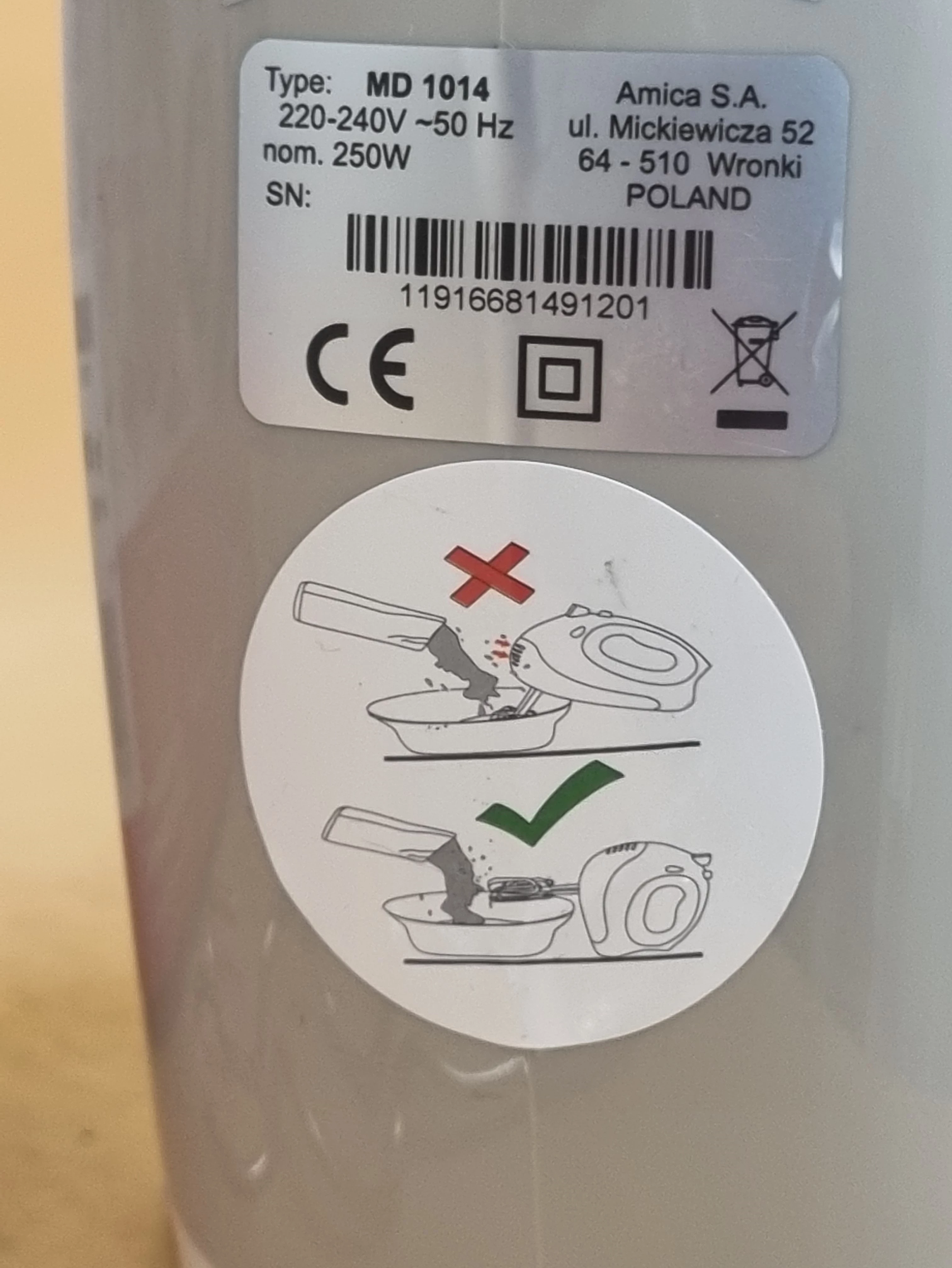 mikser-amica-md-1014-ean-gtin-5906006916688