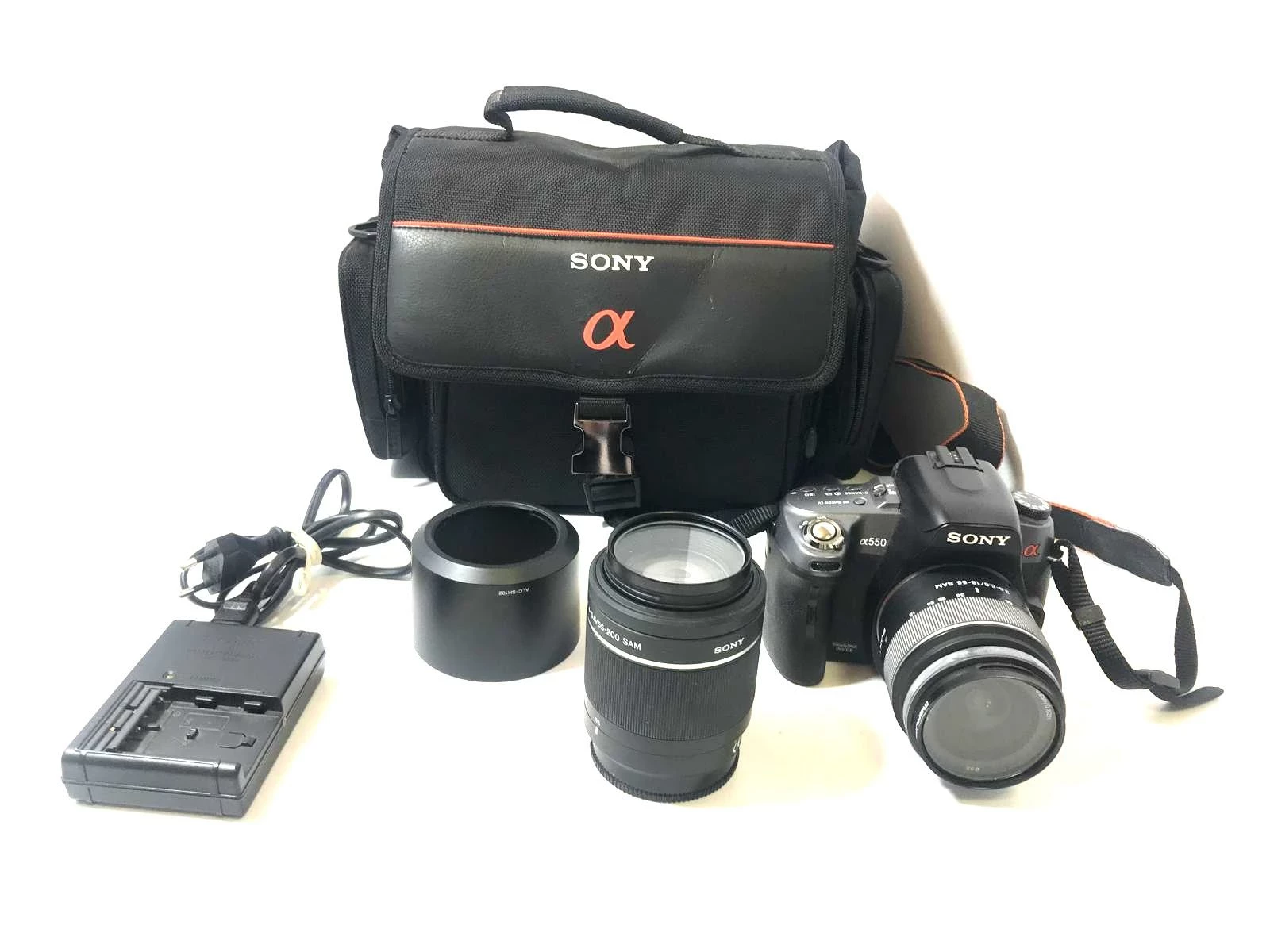 aparat-sony-a550-obiektyw-18-55mm-obiektyw-sony-55mm-torba-starowislna-16-krakow