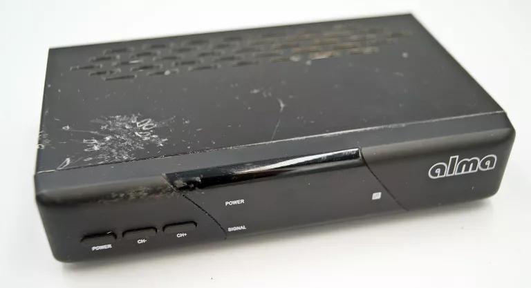 DEKODER ALMA 2820 DVB-T2 + PILOT + OKABLOWANIE