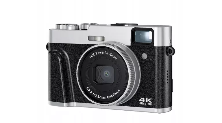 APARAT CYFROWY 4K, 48 MP, AUTOFOKUS, 2 BATERIE