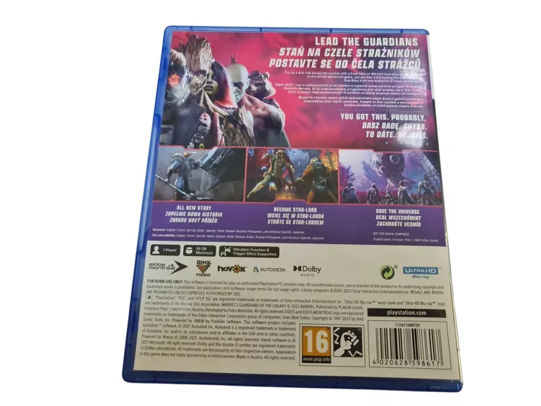 GUARDIANS OF THE GALAXY PS5