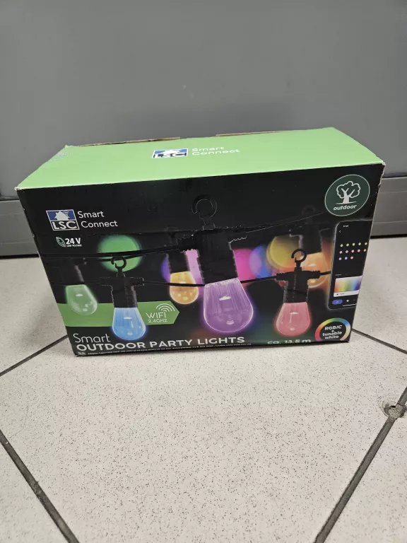 GIRLANDA ŚWIETLNA LSC SMART CONNECT SIECIOWE WIELOKOLOROWY