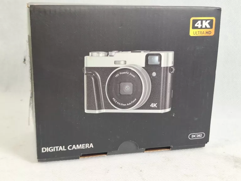 APARAT CYFROWY 4K, 48 MP, AUTOFOKUS, 2 BATERIE